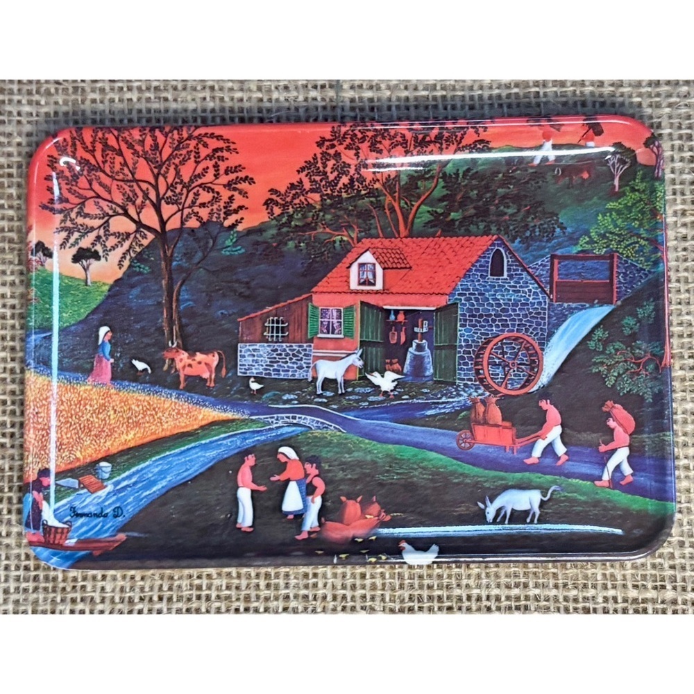 Decorative Crafts Fernando D Melamine Miniature Tray Trinket Dish Italy Made